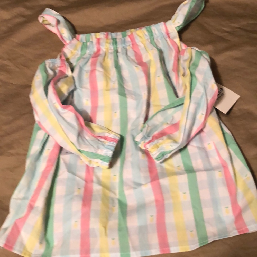 Girls open shoulder top